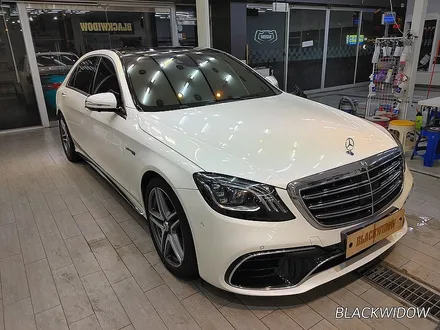 [블랙위도우][구미루프스킨][구미랩핑][구미전체랩핑][구미부분랩핑]★벤츠 S63AMG W222 루프스킨 및 PPF 부분시공 입니다~★ / 구미시 봉곡동