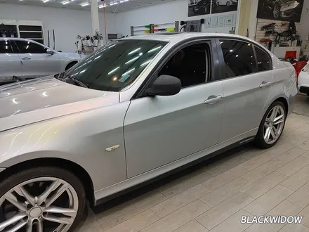 [블랙위도우][구미랩핑][구미광고랩핑][구미부분랩핑][구미루프스킨]★BMW 320D E90 광고랩핑 시공입니다~★ / 구미시 봉곡동