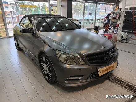 [블랙위도우][구미랩핑][구미전체랩핑][구미부분랩핑][구미루프스킨]★벤츠 E350 W212 카브리올레 전체랩핑 시공입니다~★ / 구미시 봉곡동