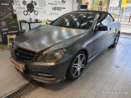 [블랙위도우][구미랩핑][구미전체랩핑][구미부분랩핑][구미루프스킨]★벤츠 E350 W212 카브리올레 전체랩핑 시공입니다~★ / 구미시 봉곡동