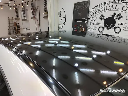 [블랙위도우][구미루프스킨][구미랩핑][구미전체랩핑][구미부분랩핑]★벤츠 CLS400d c257 루프스킨시공입니다~★ / 구미시 봉곡동