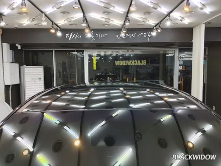 [블랙위도우][구미루프스킨][구미랩핑][구미전체랩핑][구미부분랩핑]★현대 코나 부분랩핑 시공입니다~★ / 구미시 봉곡동
