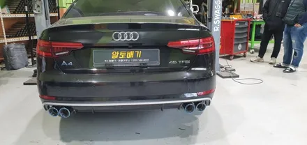 아우디 A4 알토배기 커스텀 JSR 가변배기 머플러튜닝 배기튜닝 커스텀배기 구조변경 배기음 배기맛집 / 경기 화성 향남