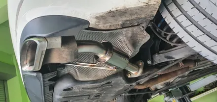 벤츠 SLC 200 알토배기 커스텀 JSR 배기튜닝 가성비쩌는 논가변 배기음 구조변경 / 경기 화성 향남