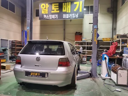 4세대 골프 GTI 배기 라인 수리 수정 알토배기 커스텀 가변배기 배기튜닝 튜닝샵 010-7586-0070 / 경기 화성 향남