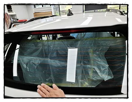 스포티지 존슨 XR 을  입힌  썬팅  재작업 시공후기 / 수원, 화성