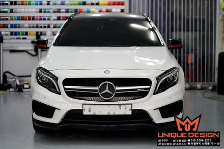 포인트 랩핑, 벤츠 GLA45AMG, 의정부 랩핑, 카스킨, 유니크디자인 / 의정부 신곡동