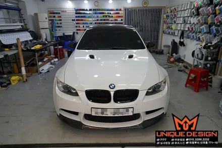 BMW E92 M3 사이드데칼 부착, 라이트PPF, 노원, 강북, 의정부 랩핑, 카스킨, 유니크디자인 / 의정부 신곡동