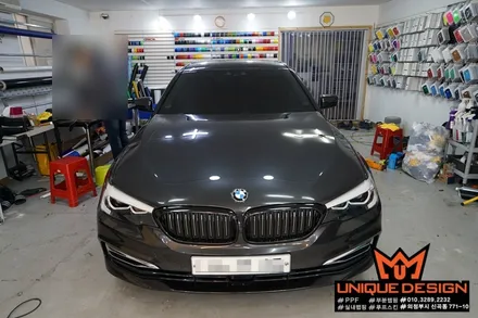 의정부 라이트필름 부착시공, BMW 라이트보호, 의정부 랩핑, 카스킨, 유니크디자인 / 의정부 신곡동