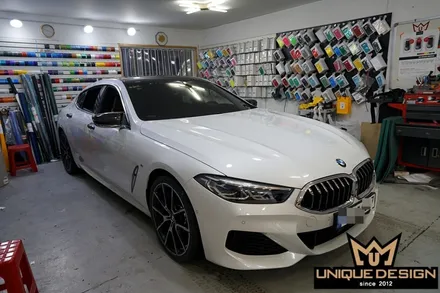 BMW 840i 크롬죽이기, 리어 디퓨져, 키드니그릴, 카본랩핑, 유니크디자인 / 의정부 신곡동