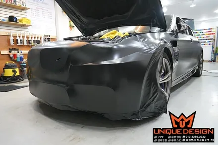 (의정부) BMW F10 M5 풀랩핑 시공기, 사틴블랙, 의정부래핑샵 / 의정부 신곡동