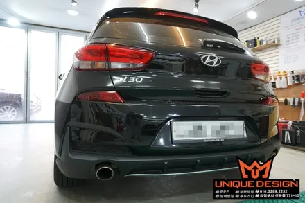 i30 페이스리프트, i30 N라인 포인트 랩핑, 의정부 랩핑, 카스킨, 유니크디자인 / 의정부 신곡동