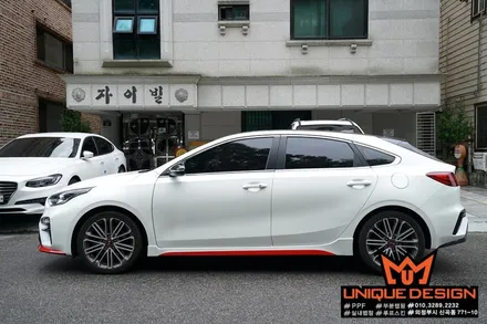 (의정부) K3GT 부분랩핑, 자동차 포인트랩핑, 카스킨, 유니크디자인 / 의정부 신곡동