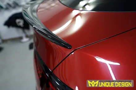 (의정부) 벤츠 GLC43AMG 사이드미러, 스포일러 랩핑, 3M2080 유광블랙, 유니크디자인 / 의정부 신곡동