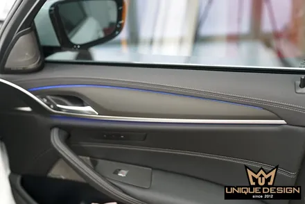 BMW 530i(G30) 실내랩핑 시공기- 3M매트리스블랙 / 의정부 신곡동