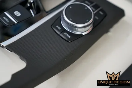 BMW 520D(G30) 실내랩핑, 3M2080매트릭스블랙 / 의정부 신곡동