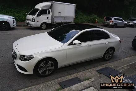 고광택 으로 랩핑/루프스킨 하는 이유, 벤츠 E300 / 의정부 신곡동