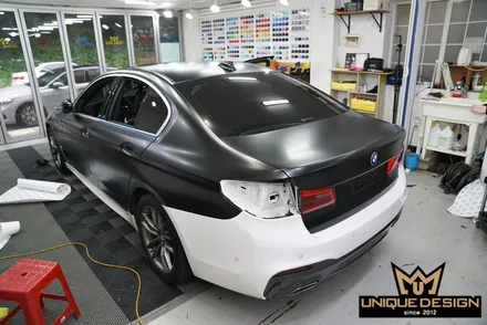 BMW 520D 전체랩핑. 남양주 랩핑 자동차컬러바꾸기 / 의정부 신곡동