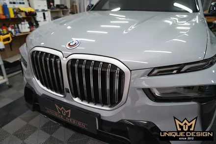 BMW X7 크롬딜리트(크롬죽이기) 고광택랩핑 시공기- / 의정부 신곡동