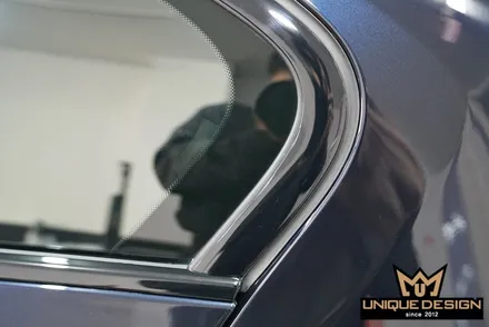 BMW G30 5시리즈 크롬죽이기, 윈도우몰딩 크롬에서 블랙으로 고광택랩핑! / 의정부 신곡동