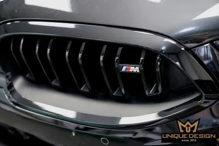 BMW 850i 크롬딜리트 + 휠랩핑 시공으로 올블랙 완료! / 의정부 신곡동