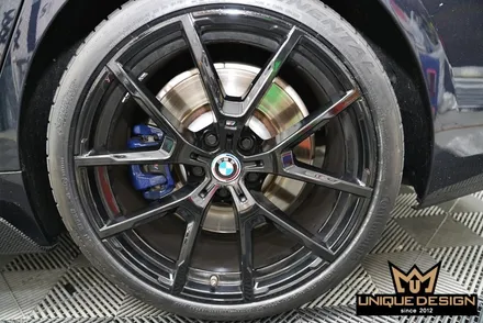 BMW 8시리즈 휠랩핑 시공기- 블랙휠 만들자! / 의정부 신곡동