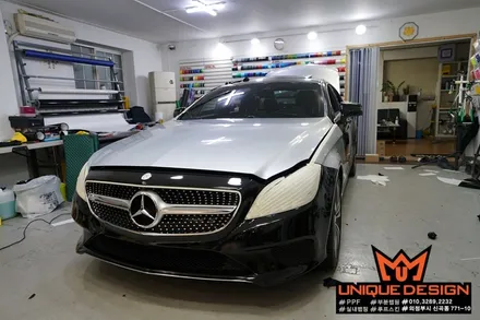 (의정부) 벤츠CLS350 풀랩핑, 전체랩핑, 자동차 색상변경, 유니크디자인 / 의정부 신곡동