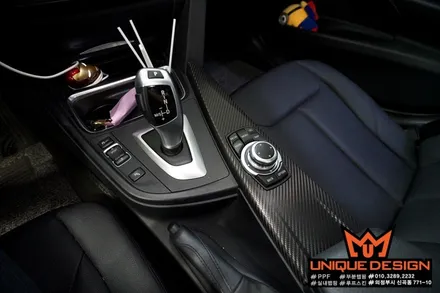 (의정부) BMW 3시리즈 실내랩핑, 강북, 노원, 양주, 포천, 랩핑, 카스킨, 3D카본, 카본실내 / 의정부 신곡동