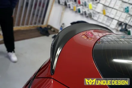 (의정부) 벤츠 GLC43AMG 사이드미러, 스포일러 랩핑, 3M2080 유광블랙, 유니크디자인 / 의정부 신곡동
