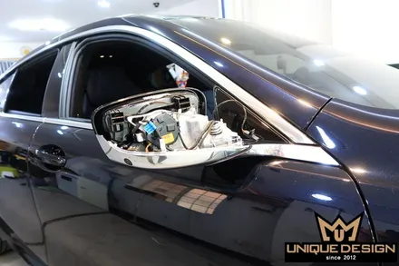 BMW 8시리즈(840i) 크롬 딜리트, 죽이기 + 리어디퓨져 카본랩핑 / 의정부 신곡동