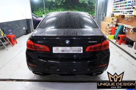 BMW 530i (G30) 헤드라이트필름, 테일램프필름 부착시공기, 의정부 랩핑, 카스킨, 유니크디자인 / 의정부 신곡동