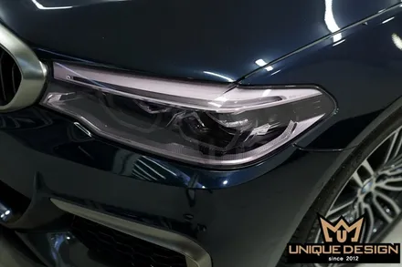 BMW 530i 헤드라이트, 테일램프 라이트필름 부착 시공기- / 의정부 신곡동