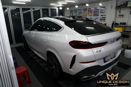 BMW X6 블랙PPF 루프스킨 시공기 (+루프렉,스포일러 랩핑) / 의정부 신곡동
