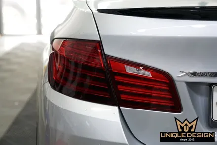 BMW 520d 라이트필름 부착, 테일램프톤다운 시공기- / 의정부 신곡동