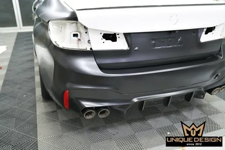 BMW G30 5시리즈 전체랩핑, 컬러변경 / 사틴블랙 / 의정부 신곡동