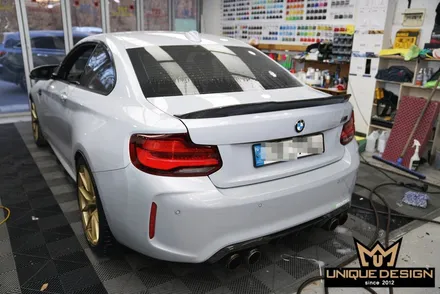 BMW M2 컴페티션 헤드라이트필름, 테일램프 톤다운 부착시공기- / 의정부 신곡동