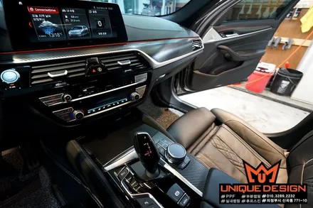 BMW 5시리즈(G30) 실내랩핑 시공기, 의정부 랩핑, 카스킨, 유니크디자인 / 의정부 신곡동
