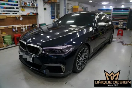 BMW 530i 헤드라이트, 테일램프 라이트필름 부착 시공기- / 의정부 신곡동