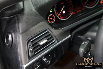 BMW 640D 그란쿠페 실내랩핑, 3M2080 매트리스블랙 / 의정부 신곡동
