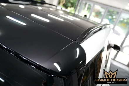 벤츠 GLE53AMG 루프스킨 + 스포일러 랩핑 시공기 / NO.702 / 의정부 신곡동