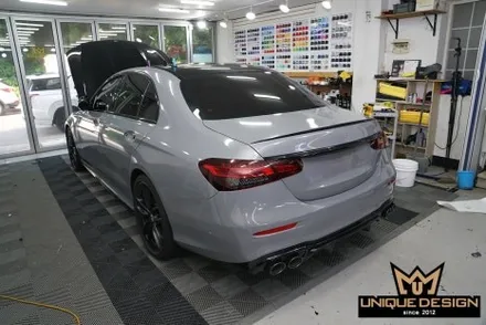 벤츠 E53AMG 전체랩핑 시공으로 크래용컬러 만들기- / 의정부 신곡동