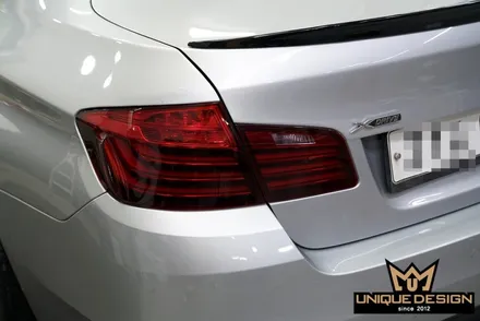 BMW 520d 라이트필름 부착, 테일램프톤다운 시공기- / 의정부 신곡동