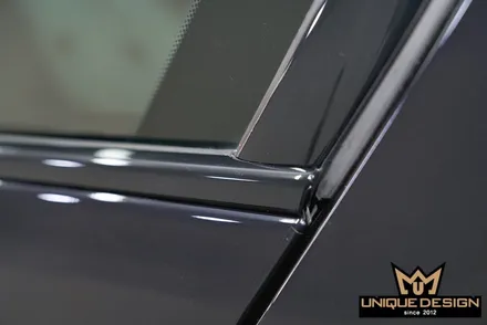 BMW G30 5시리즈 크롬죽이기, 윈도우몰딩 크롬에서 블랙으로 고광택랩핑! / 의정부 신곡동