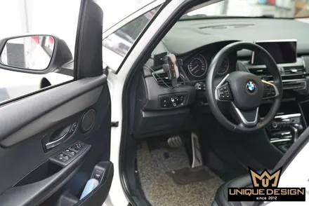 BMW 2시리즈 액티브투어러 실내랩핑- 3M 매트리스블랙 / 의정부 신곡동