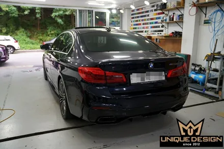 BMW 530i 헤드라이트, 테일램프 라이트필름 부착 시공기- / 의정부 신곡동
