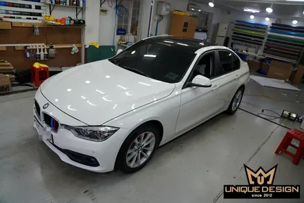 BMW 320D(F30) 루프스킨 시공기, 의정부 랩핑, 카스킨, 유니크디자인 / 의정부 신곡동