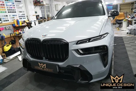 BMW X7 크롬딜리트(크롬죽이기) 고광택랩핑 시공기- / 의정부 신곡동
