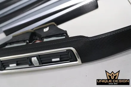 BMW F10 5시리즈 실내랩핑 시공기- 우드죽이기!! / 의정부 신곡동