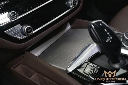 BMW G30 5시리즈 실내랩핑- 티타늄브러쉬 / 의정부 신곡동
