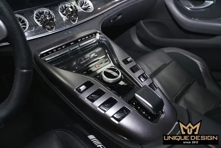 GT43AMG 실내랩핑 시공으로 리얼카본패턴 입히기- / 의정부 신곡동